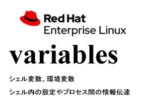 変数（シェル変数／環境変数）